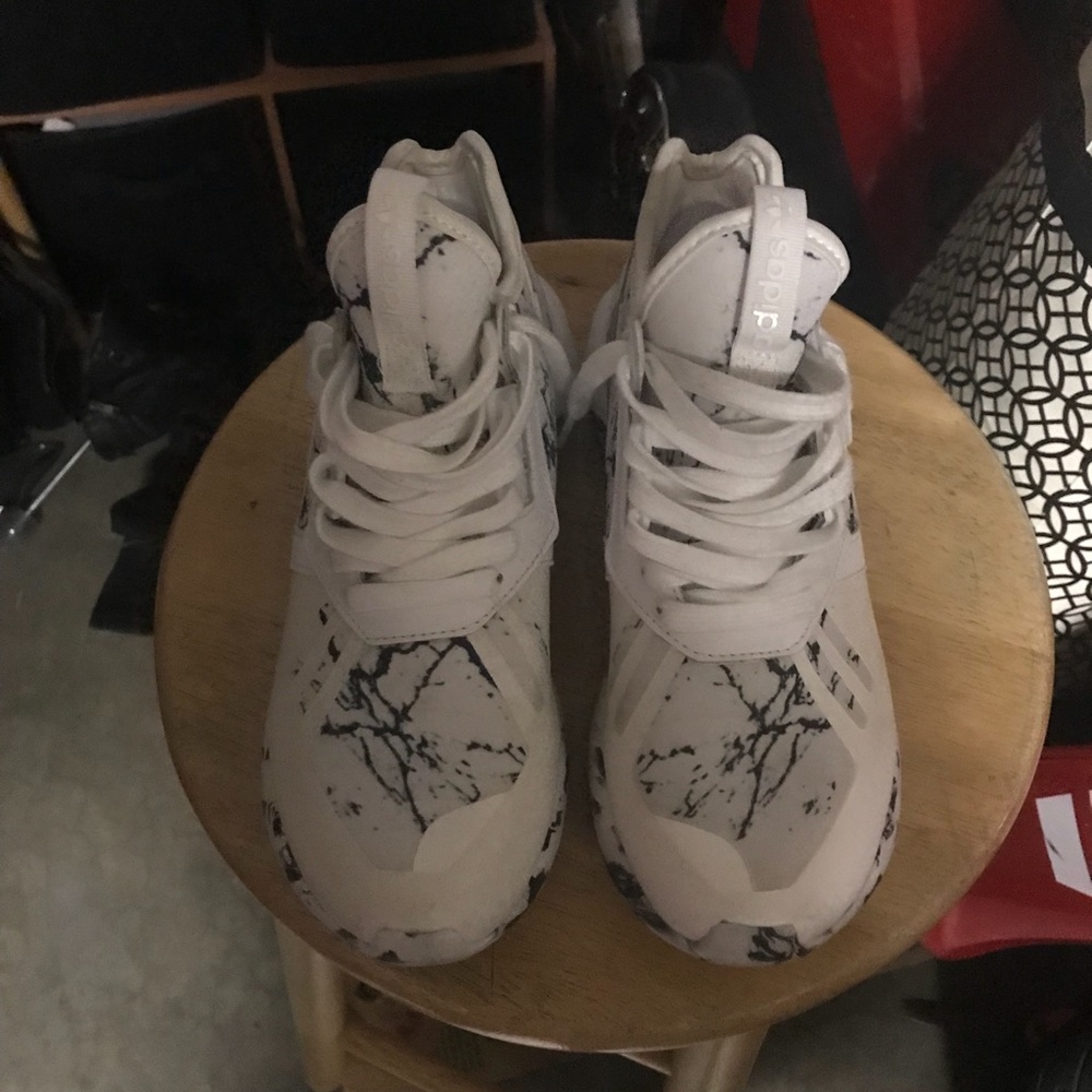 Adidas tubular shoes. Stone pattern.